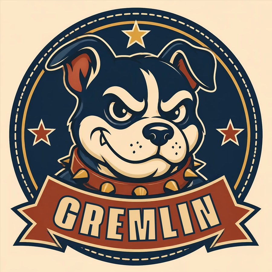 Retro Varsity dog personality crest apparel gift for dog moms